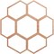 Ekena Millwork Florin Wood Fretwork Pierced Ceiling Medallion, Cherry, 24"OD x 10 1/4"ID x 1/4"T CMWP24X24X0250FOCH - alternate 1